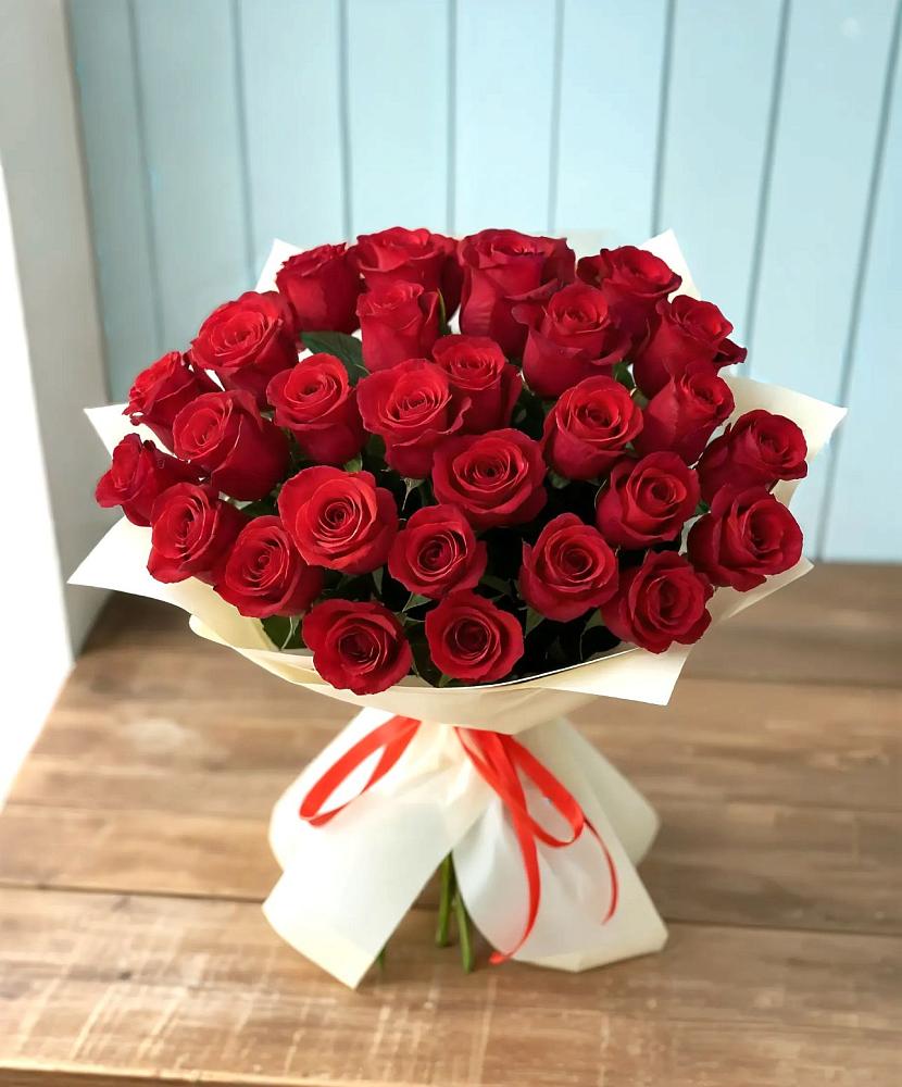 Букет 29 Красных роз в Нижнем Баскунчаке