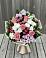 Букет цветов из: Альстромерии, Гвоздики, Розы и Хризантемы в Нижнем Баскунчаке