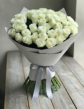 Букет 35 Белых роз в Нижнем Баскунчаке