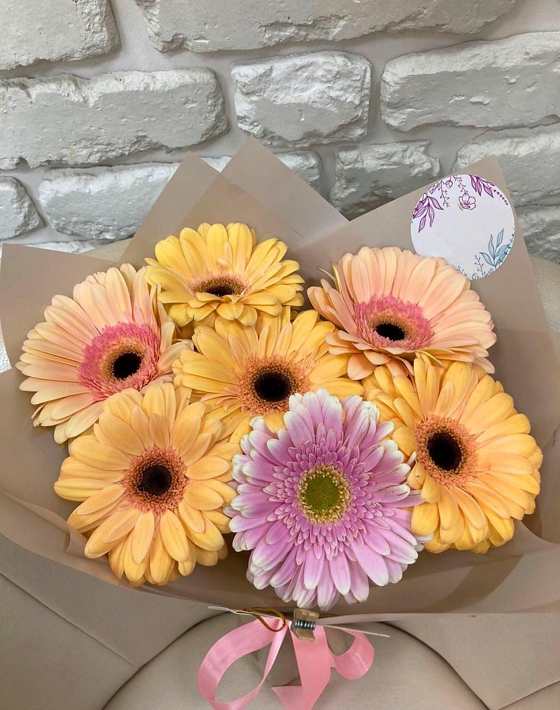 Букет цветов из: Герберы в Нижнем Баскунчаке