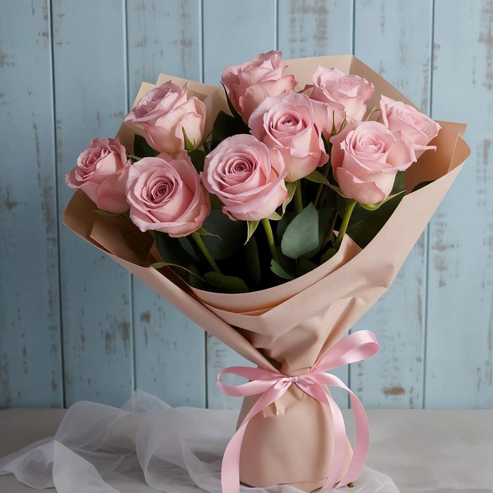 Букет цветов из: Розы в Нижнем Баскунчаке