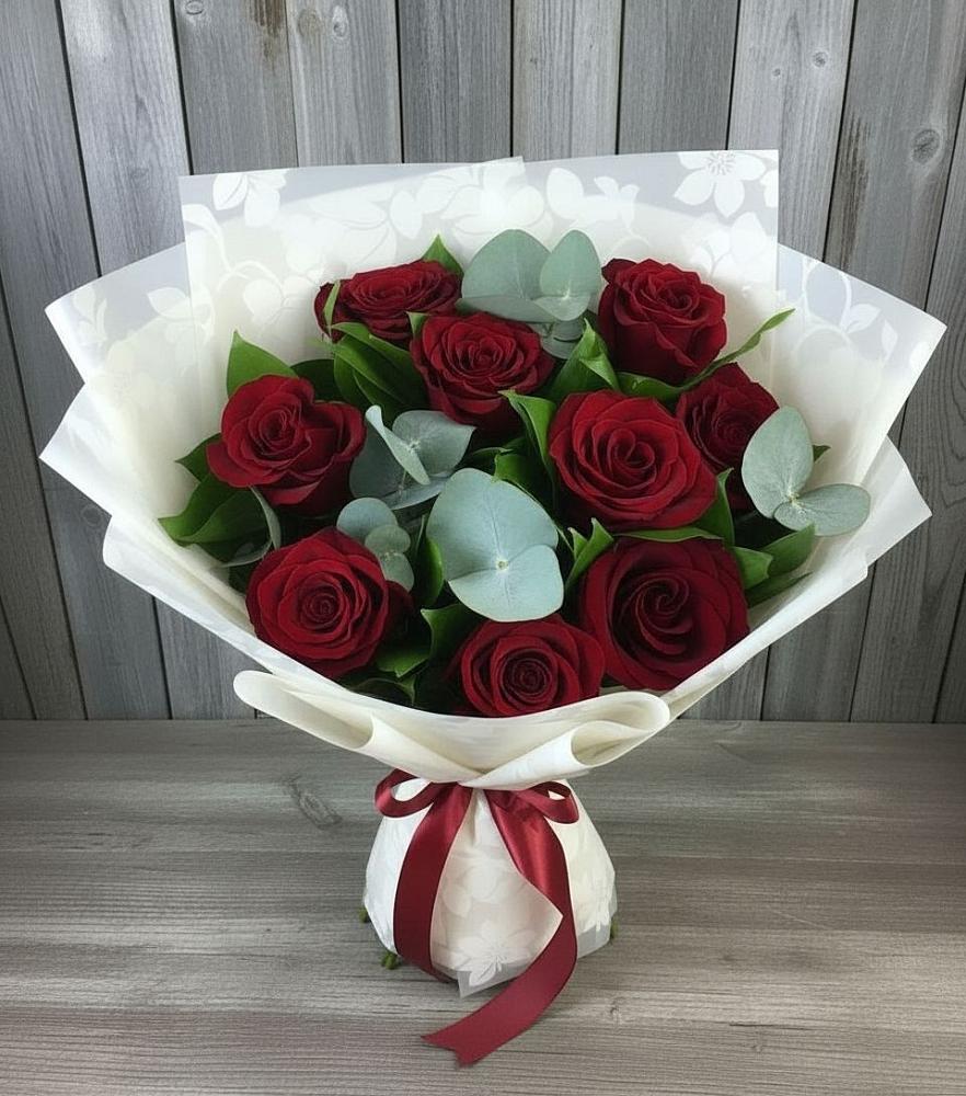 Букет цветов из: Розы в Нижнем Баскунчаке