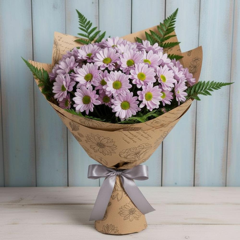Букет цветов из: Хризантемы в Нижнем Баскунчаке