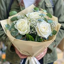 Букет Нежные грёзы в Нижнем Баскунчаке Букет цветов из: Розы в Нижнем Баскунчаке