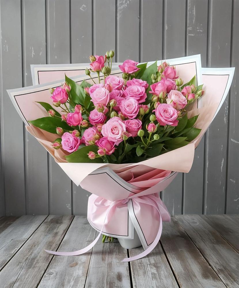 Букет Розовый кустик в Нижнем Баскунчаке