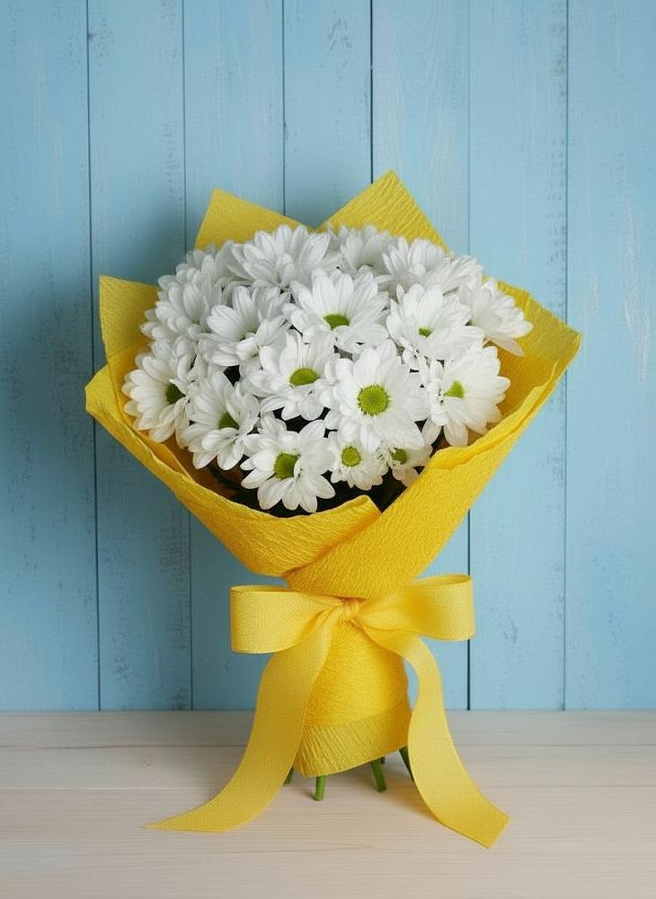 Букет цветов из: Хризантемы в Нижнем Баскунчаке