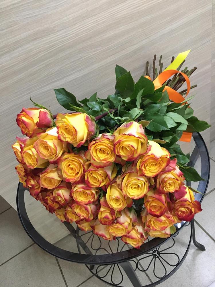 Букет Желтые розы в Нижнем Баскунчаке