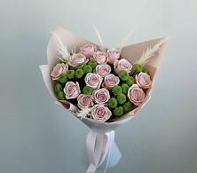 Букет цветов из:  Розы и Хризантемы в Нижнем Баскунчаке