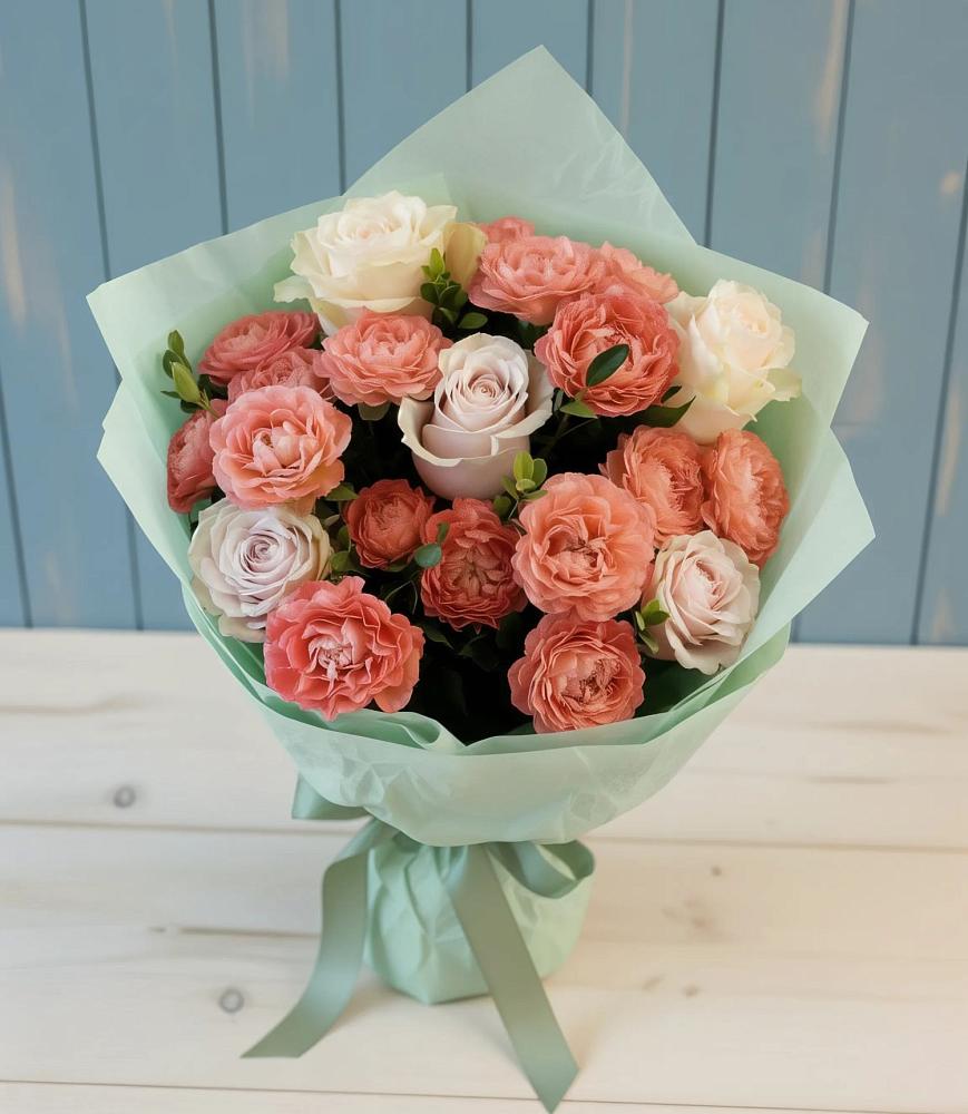 Букет цветов из: Розы в Нижнем Баскунчаке