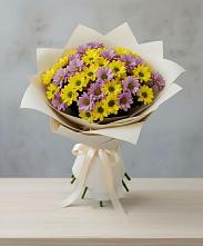 Букет цветов из:  Хризантемы #REPLACE_PRED# Нижнем Баскунчаке