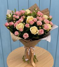 Букет цветов из:  Розы в Нижнем Баскунчаке