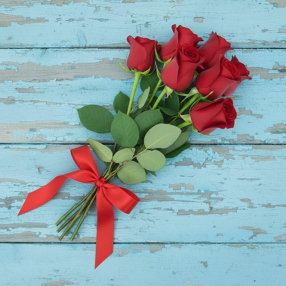 Букет Красные розы в Нижнем Баскунчаке
