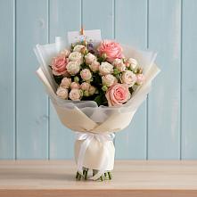 Букет цветов из:  Розы в Нижнем Баскунчаке