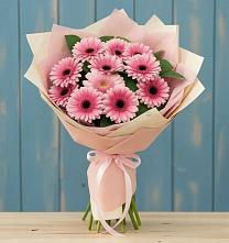Букет цветов из:  Герберы #REPLACE_PRED# Нижнем Баскунчаке