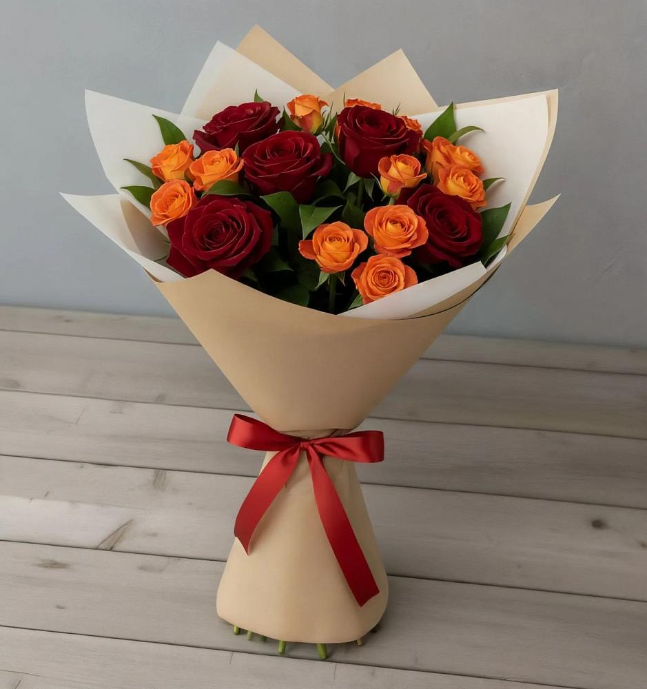 Букет Любовь и восторг в Нижнем Баскунчаке