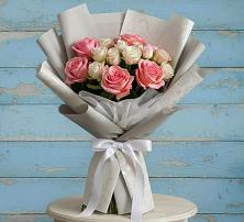 Букет цветов из:  Розы #REPLACE_PRED# Нижнем Баскунчаке